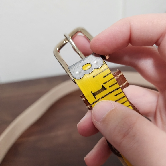 Kids Blue & Cream Braided Canvas Belt - Picture 2 of 4